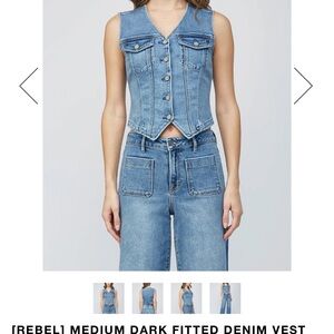Hidden Los Angeles denim vest